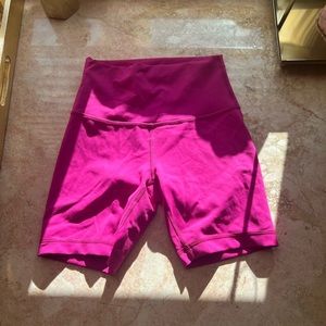 lululemon wunder train bike shorts